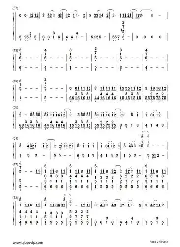 下坠falling(简谱)