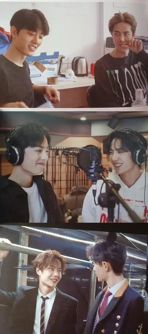 王一博在一片松了口气的"辛苦了"中,乖乖地给周围的工作人员鞠躬道谢.