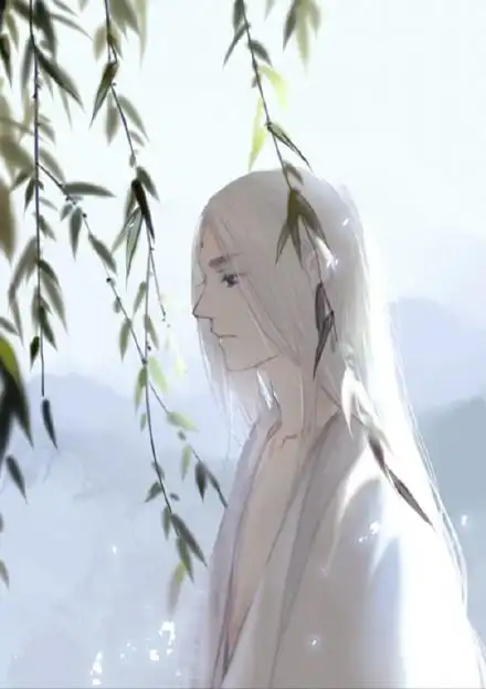 20张白发古风美男图集,满头银发真的好迷人