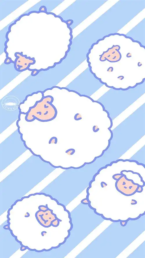 少女心清甜可爱手绘高清手机壁纸