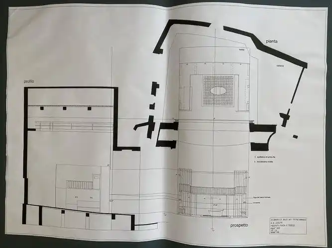 话剧《马拉萨德》手绘舞台设计稿
