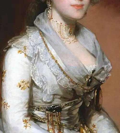 19世纪的欧洲贵族女子曼妙典雅华丽服饰上演珠宝视觉盛宴