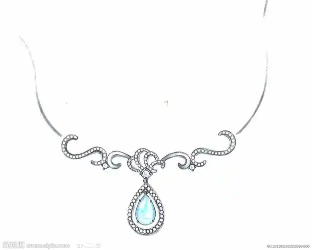 首饰,手绘,线稿,上色