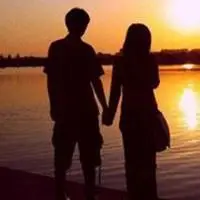 超清新的背影情侣头像一男一女3