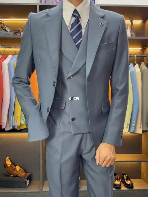 男士韩版修身西服套装商务休闲