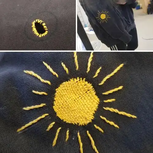 这样的补丁你见过吗:人们致力于用惊人的方式修补衣服