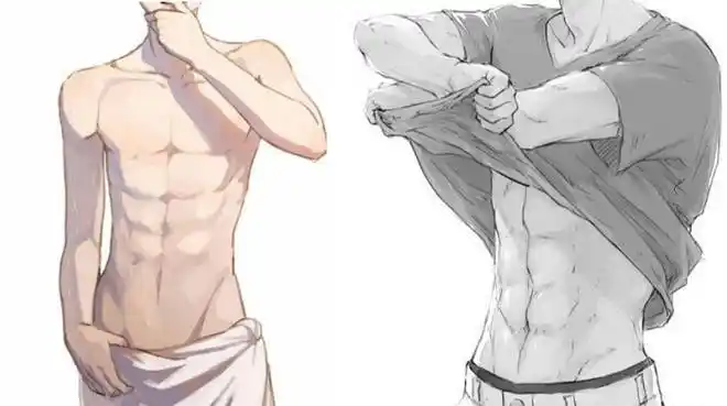 图中的小哥哥身材姣好,腹肌人鱼线明显,很多人问人鱼线在哪里?