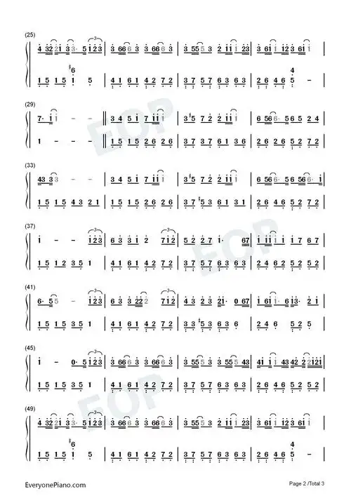 忽而今夏钢琴简谱-汪苏泷演唱-看谱啦