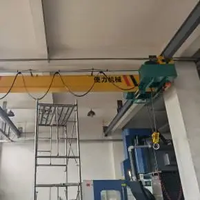 定制3吨5t悬挂式起重机lx型车间用5顿电动吊挂式单梁天车