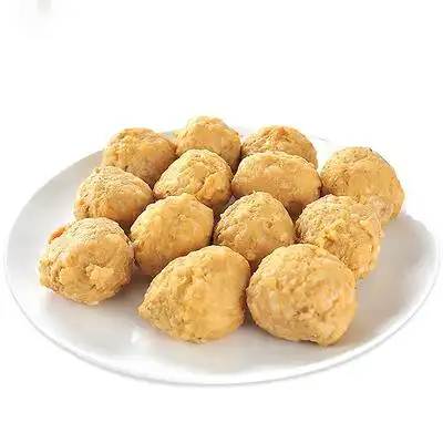 黄金脆骨丸鸡肉脆骨肉丸串烧烤关东煮自助特色火锅丸子家用装2kg