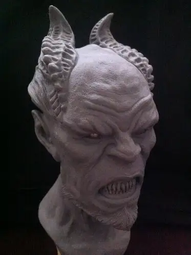 泥脸原创恶魔雕像