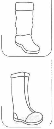 靴子简笔画图片教程