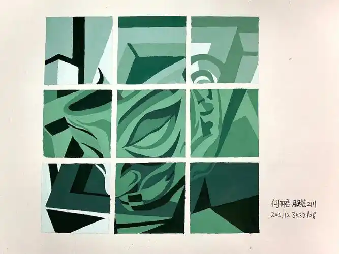 色彩构成作业分享