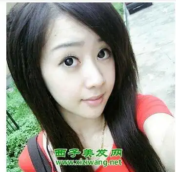 简单好看女生隐形烫发型图片(2)_烫发_西子美发网