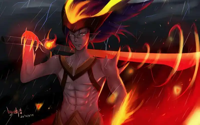 lol英雄联盟疾风剑豪黑夜使者亚索 快乐风男 台词