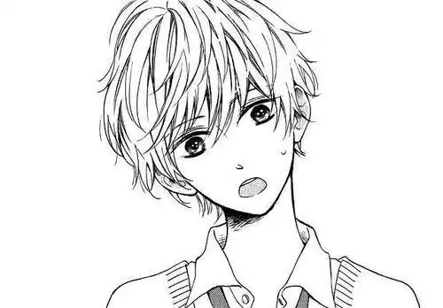 漫画帅气男子简笔画