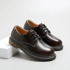 555美足动力 新款春秋ins风单鞋日系复古小皮鞋英伦风平底女鞋