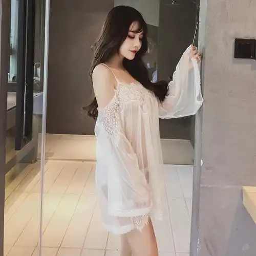 suntek性感情趣内衣骚透视挑逗套装女开档免脱透明睡衣午夜魅力