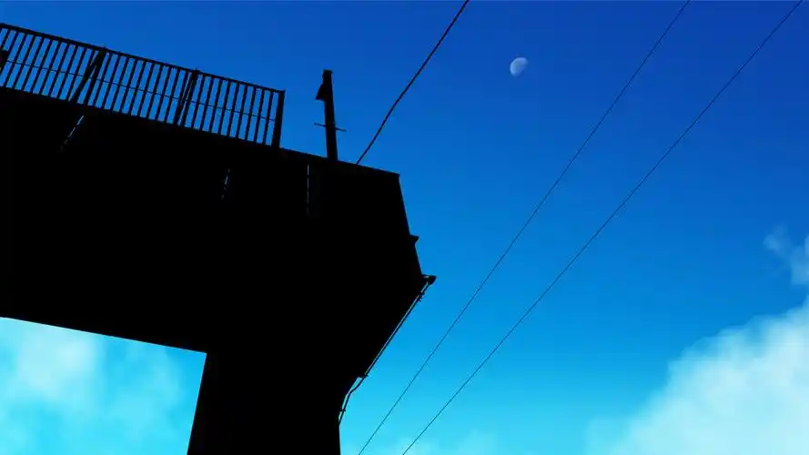 id=55796754 pixiv p站 二次元 动漫 插画 唯美 壁纸 锁屏 青空 蓝天