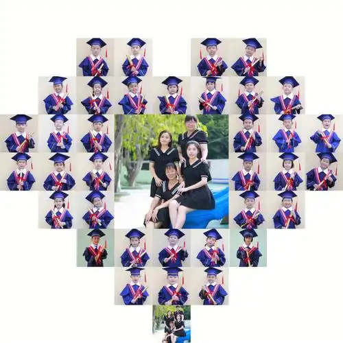 拼图—模版【1:1的九宫格】,点击模版,按照以上顺序一一进行照片拼接