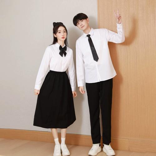 班服学院风初中学生校服运动会大合唱演出服高中生英伦风毕业服装 -