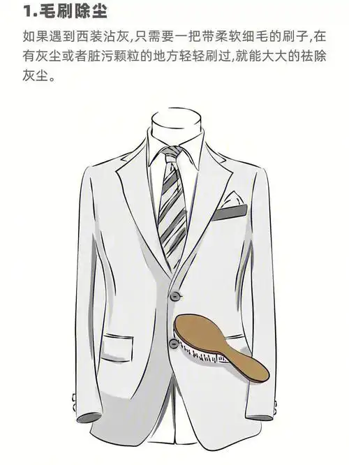 段记西服西服小知识如何保养西装久穿