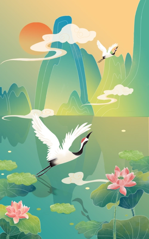 中国风 |插画|艺术插画|一块软糖_原创作品-站酷zcool