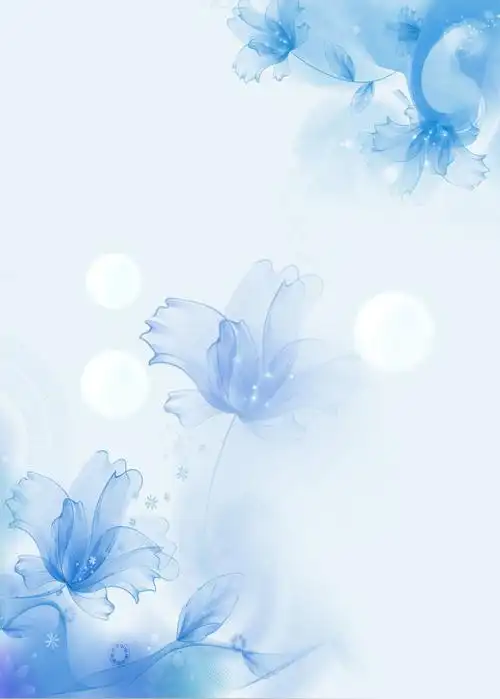 唯美花瓣化妆品海报背景素材