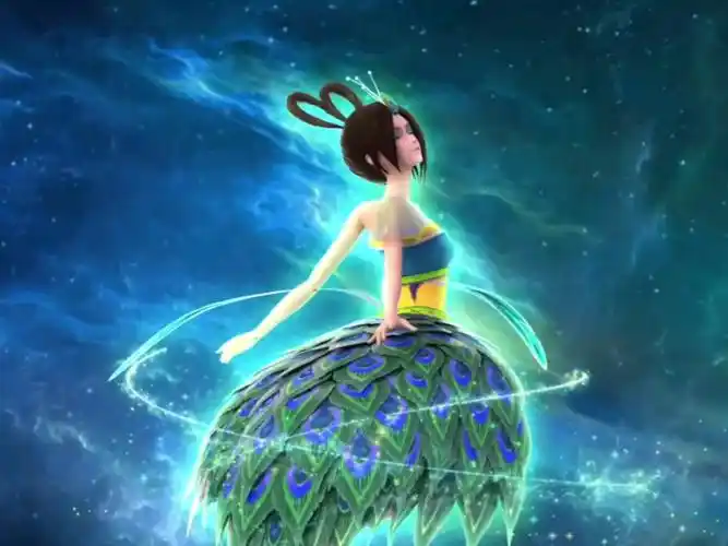 一年级小朋友画叶罗丽孔雀公主,随意练笔,轻喷哦!谢谢大家!