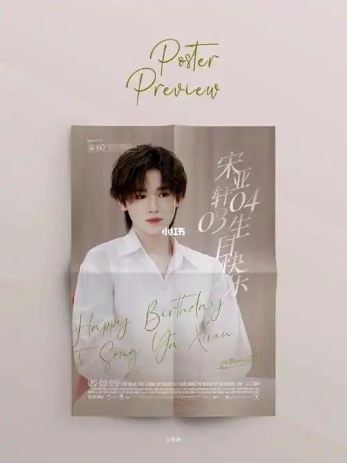 宋亚轩生日满天星海报78