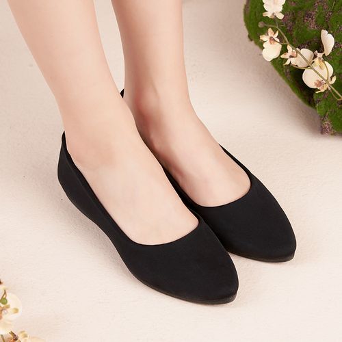 老北京布鞋女黑色软底防滑时尚旗舰店官方官网工作女款一脚蹬单鞋