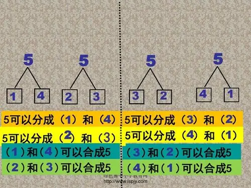 数学《5的分解组成》