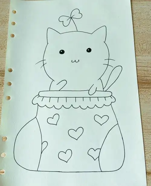 马克笔简笔画可爱六年级