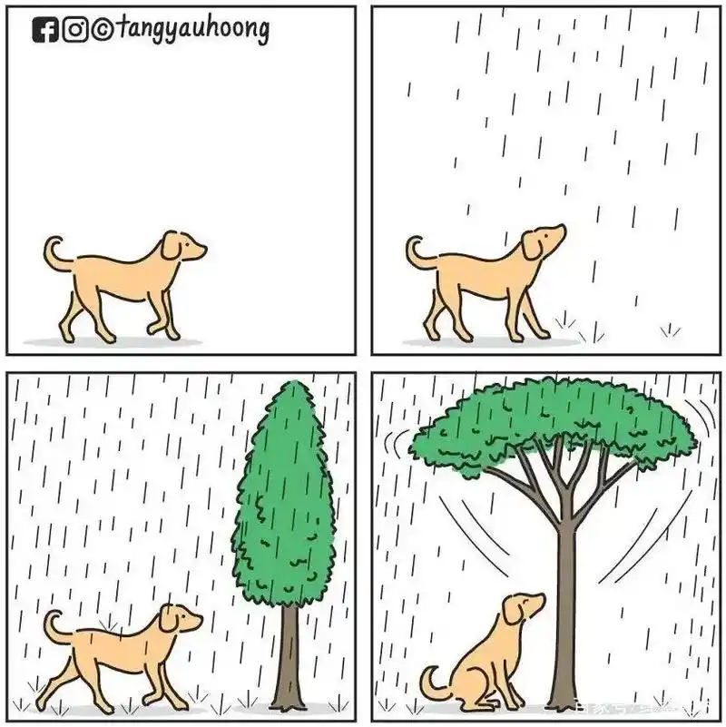 21幅简简单单,又趣味无穷的漫画,会让你翘起嘴角