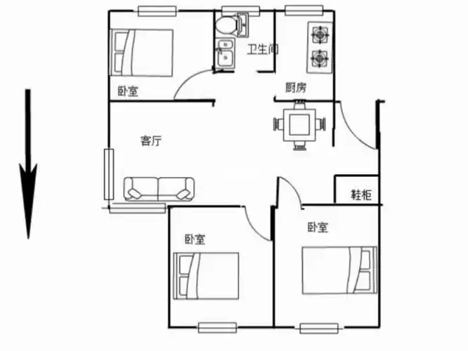 三室一厅精装修,楼层:3/6,面积:97平,采光好,户型板正,居家舒适!