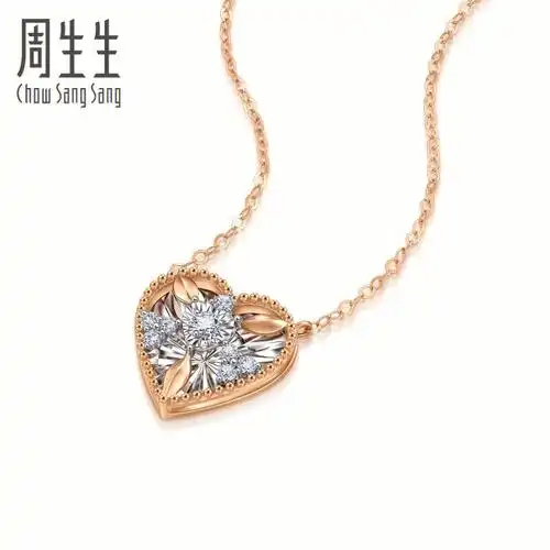 周生生钻石项链