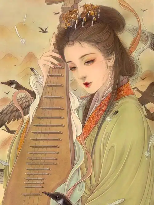 古风插画唯美的国风盛典人物系列