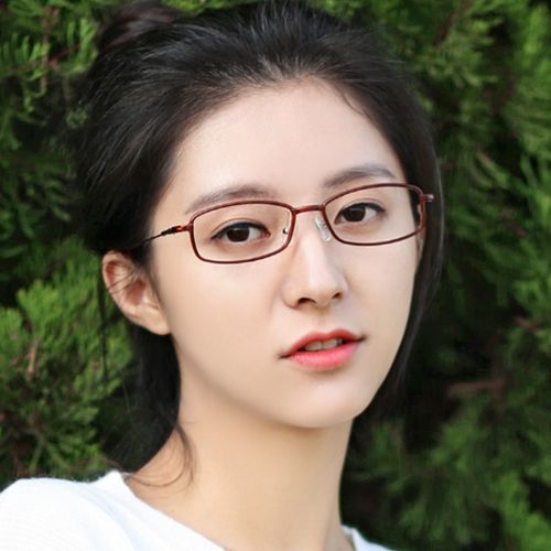 眼镜框小脸方框女