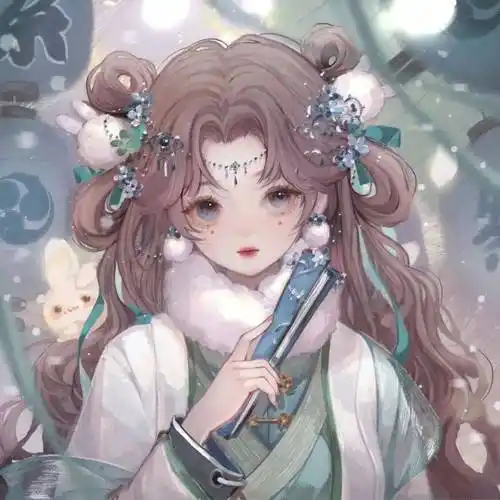 古风头像仙气古风动漫女生头像_小孩_心脏_正中间