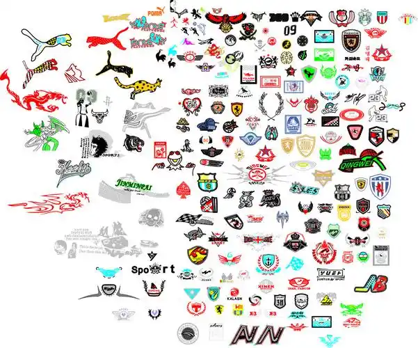 休闲商标商标设计矢量图cdr