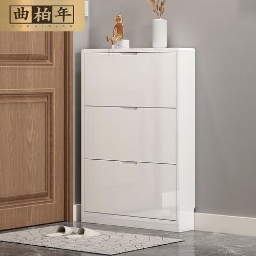 曲柏年 超薄鞋柜17cm现代简约门厅柜家用门口翻门挂墙直销进门窄北 17