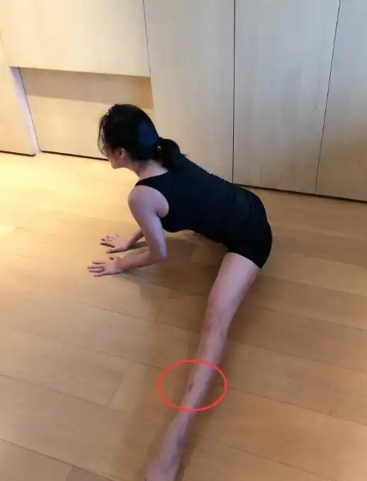 42岁小s练舞照曝光:身材火辣 轻松秀出一字马