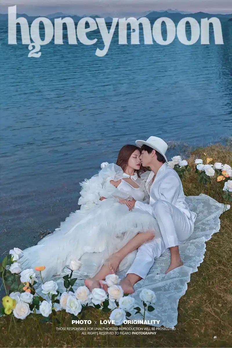 拾花摄婚纱摄影  这样的婚纱照你们爱了吗 #婚纱照风格推荐 - 兑趑