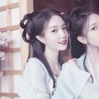 闺蜜合照头像古风汉服 古风闺蜜头像真人图片