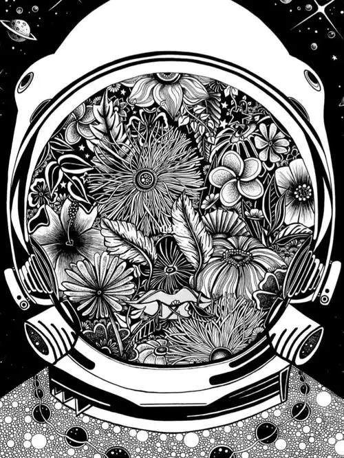 黑白装饰画素材分享