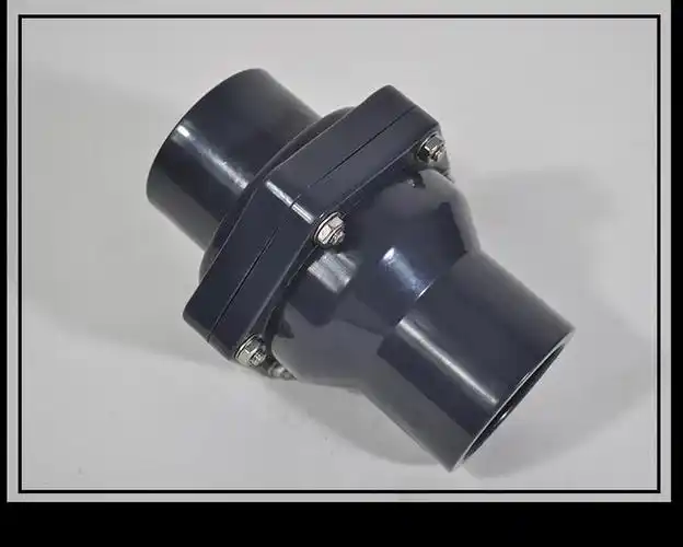 upvc翻板式止回阀pvc立式止回阀摆动式pvc单向阀pvc承插逆止阀