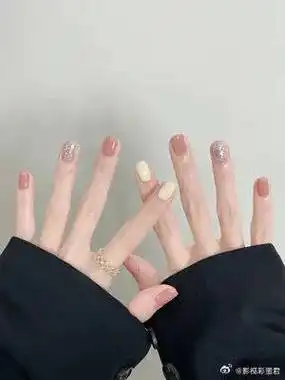 超好看的美甲 #短指甲也可以这么