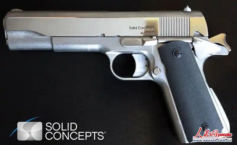 世界首款3d打印金属手枪面世已射50发子弹