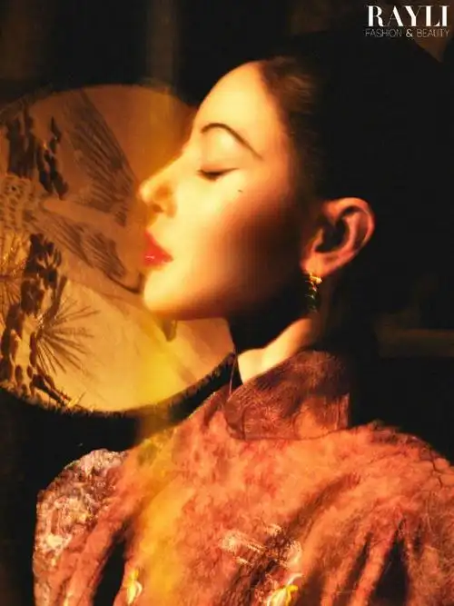 张天爱面部折叠度