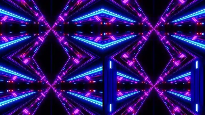vj素材动感隧道通道dj素材舞台背景